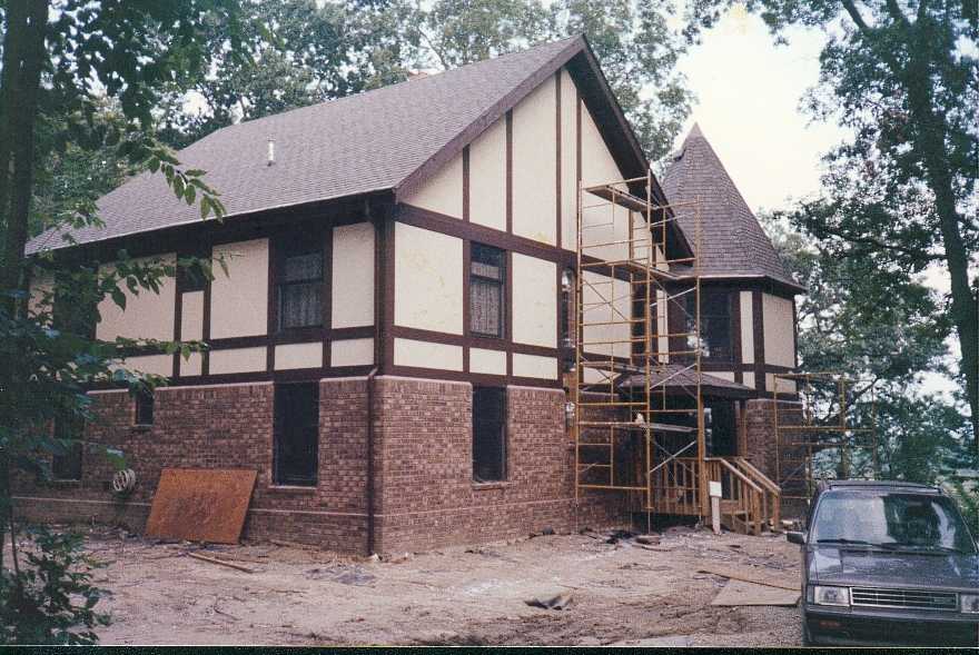 The outside is completed