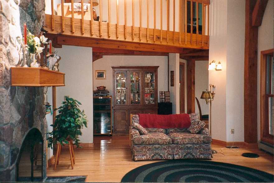 What the interior eventually looked like