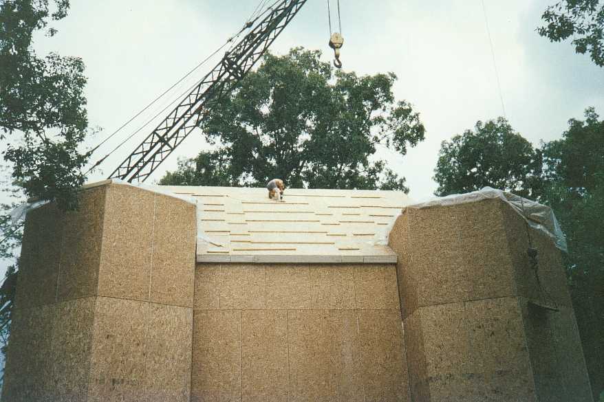 The outer stress-sking walls up