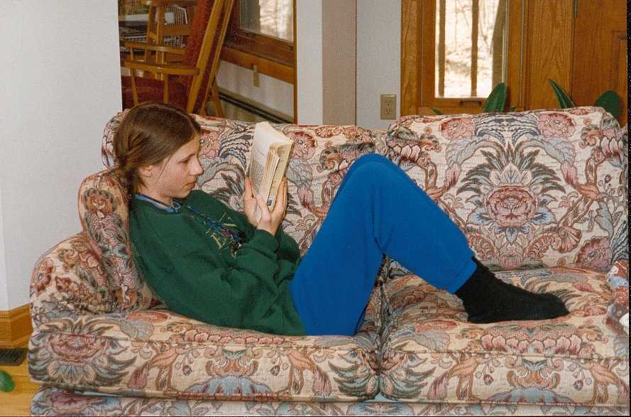 Erika reading (big surprise)